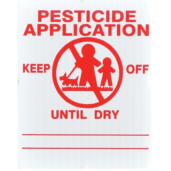 Gemplers GEMPLER'S Florida Lawn Pesticide Application Signs, PK25 P45RU25 W/R 4V-300 - main